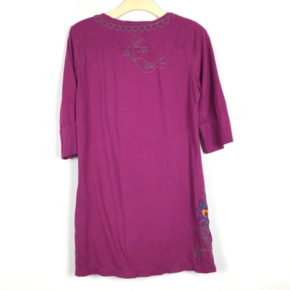 Johnny Was Floral Embroidered Top L - Picture 6 of 7